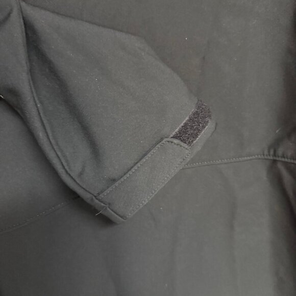 Columbia Men’s Black Softshell Jacket Size Large Full Zip Windproof Fleece-Lined - Picture 4 of 10